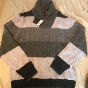 Brooks Brothers cable knit sweater